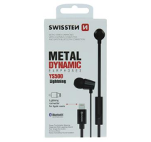 SLUCHÁTKA SWISSTEN EARBUDS DYNAMIC LIGHTNING YS500 ČERNÁ obrázek