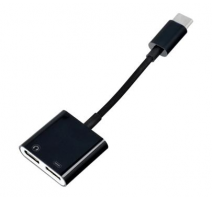 Adapter USB-C - USB-C sluchátka / USB-C nabíjení (BULK) obrázek