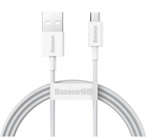 Baseus CAMYS-02 Superior Fast Charging Datový Kabel MicroUSB 2A 1m White obrázek