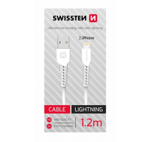 DATOVÝ KABEL SWISSTEN USB/LIGHTNING BÍLÝ 1,2M  (SAMOPRODAVAČ) obrázek