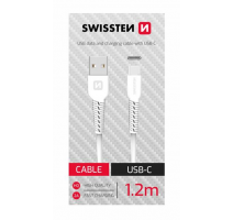 DATOVÝ KABEL SWISSTEN USB/USB-C BÍLÝ 1,2M  (SAMOPRODAVAČ) obrázek