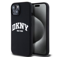 DKNY Liquid Silicone Arch Logo MagSafe Zadní Kryt pro iPhone 15 Black obrázek