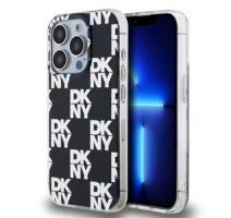 DKNY PC/TPU Checkered Pattern Zadní Kryt pro iPhone 15 Pro Max Black obrázek