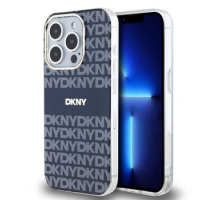 DKNY PC/TPU Repeat Pattern Tonal Stripe Magsafe Zadní Kryt pro iPhone 13 Pro Blue obrázek