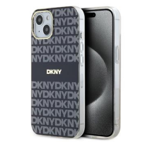 DKNY PC/TPU Repeat Pattern Tonal Stripe Magsafe Zadní Kryt pro iPhone 14 Black obrázek