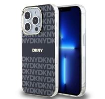 DKNY PC/TPU Repeat Pattern Tonal Stripe Magsafe Zadní Kryt pro iPhone 14 Pro Max Black obrázek
