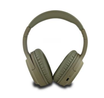 DKNY PU Leather Arch Logo Bluetooth Stereo Headphone Green obrázek