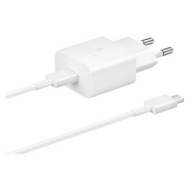 EP-T1510XWE Samsung USB-C 15W Cestovní nabíječka + USB-C Datový Kabel White obrázek