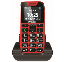 Evolveo EP-500 EasyPhone, Red pro seniory + nabíjecí stojánek obrázek
