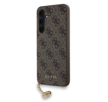 Guess 4G Charms Zadní Kryt pro Samsung Galaxy A35 5G Brown obrázek
