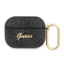 Guess 4G Script PC/PU Pouzdro pro Airpods Pro Grey obrázek