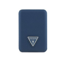 Guess PU Grained Triangle Logo MagSafe Powerbanka 5000mAh Blue obrázek