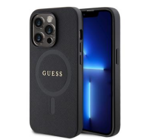 Guess PU Saffiano MagSafe Zadní Kryt pro iPhone 15 Pro Max Black obrázek