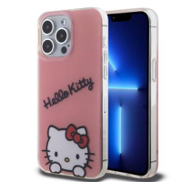 Hello Kitty IML Daydreaming Logo Zadní Kryt pro iPhone 13 Pro Pink obrázek