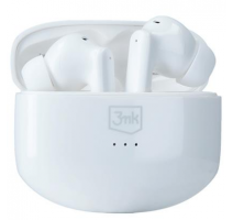 HF, sluchátka Bluetooth 3mk LifePods, stereo, nabíjecí pouzdro, bílá obrázek