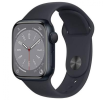Hodinky Apple Watch Series 8 GPS 45mm Midnight, Midnight Sport Band pásek (2022) obrázek