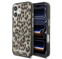 Karl Lagerfeld IML Leopard MagSafe Zadní Kryt pro iPhone 17 Brown obrázek