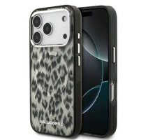 Karl Lagerfeld IML Leopard MagSafe Zadní Kryt pro iPhone 17 Pro Brown obrázek