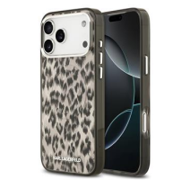 Karl Lagerfeld IML Leopard MagSafe Zadní Kryt pro iPhone 17 Pro Max Brown obrázek