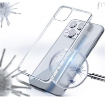 Kryt ochranný Forcell AntiBacterial pro Apple iPhone 12 Pro Max transaprent obrázek