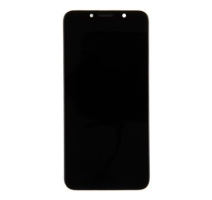 Motorola E6 Play LCD Display + Dotyková Deska + Přední Kryt Black (Service Pack) obrázek