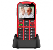 myPhone 1019 SENIOR - CPA Halo 19 Senior, červený s nabíjecím stojánkem obrázek