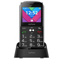 myPhone SENIOR - CPA Halo C Black / černý s nabíjecím stojánkem obrázek