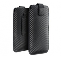 Pouzdro Forcell Pocket Carbon 11 - univerzální pro iPhone 12 / 12 Pro / Samsung S21 / Samsung Xcover 5 obrázek
