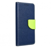 Pouzdro kniha Fancy pro Xiaomi Redmi 10, modro-limetková (BULK) obrázek