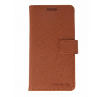 POUZDRO SWISSTEN LIBRO UNI BOOK II XL HNĚDÁ KOŽENKA (158 x 80 mm) obrázek