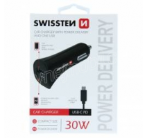 SWISSTEN CL ADAPTÉR POWER DELIVERY USB-C A USB 2,4A 30W POWER + KABEL MICRO USB obrázek