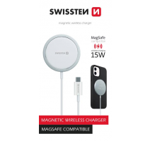 SWISSTEN MagStick WIRELESS NABÍJEČKA PRO APPLE IPHONE (kompatibilní s MagSafe) obrázek