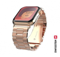 SWISSTEN ŘEMÍNEK PRO APPLE WATCH KOVOVÝ 38-40 mm RŮŽOVO ZLATÝ obrázek