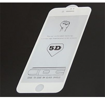 Tvrzené sklo 5D pro Apple iPhone 7 Plus, 8 Plus, plné lepení, bílá obrázek