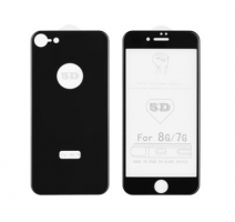 Tvrzené sklo 5D pro Apple iPhone 8 Plus, plné lepení, černá + zadní sklo obrázek