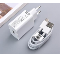 Xiaomi MDY-11-EP USB 22,5W Cestovní Nabíječka + USB-C Datový Kabel White (Bulk) obrázek