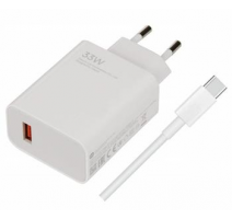 Xiaomi MDY-16-EF USB-A 33W Cestovní Nabíječka + USB-C Kabel White (Bulk) obrázek