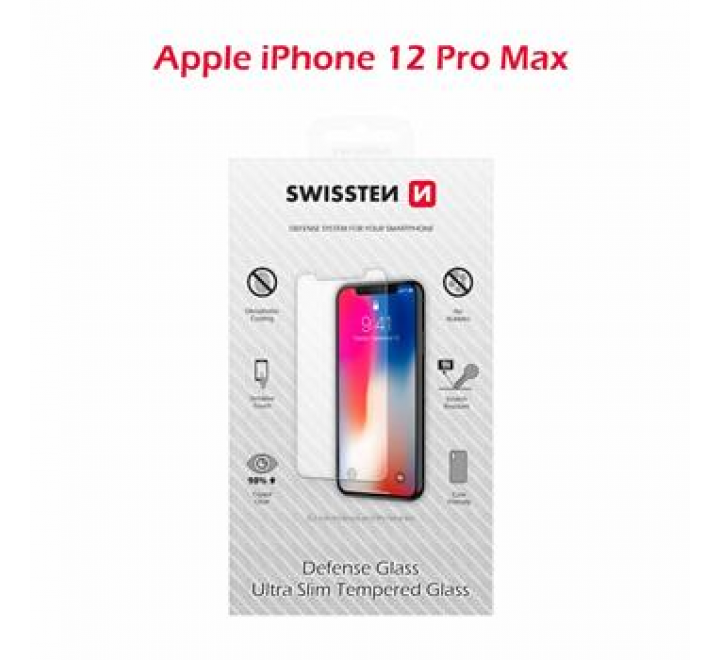 OCHRANNÉ TEMPEROVANÉ SKLO SWISSTEN APPLE IPHONE 12 6,7