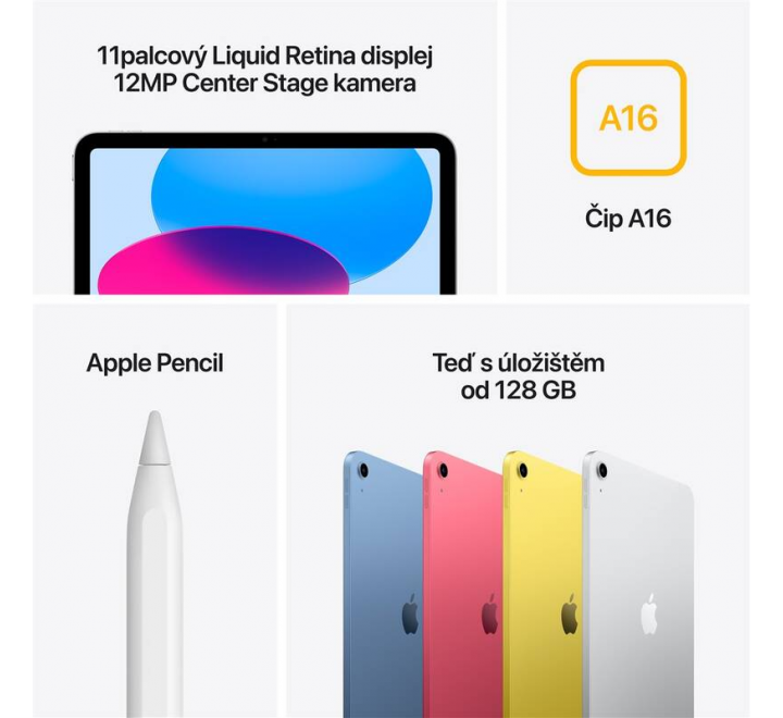 Apple iPad 11 (2025) 128GB Wi-Fi Silver MD3Y4HC/A