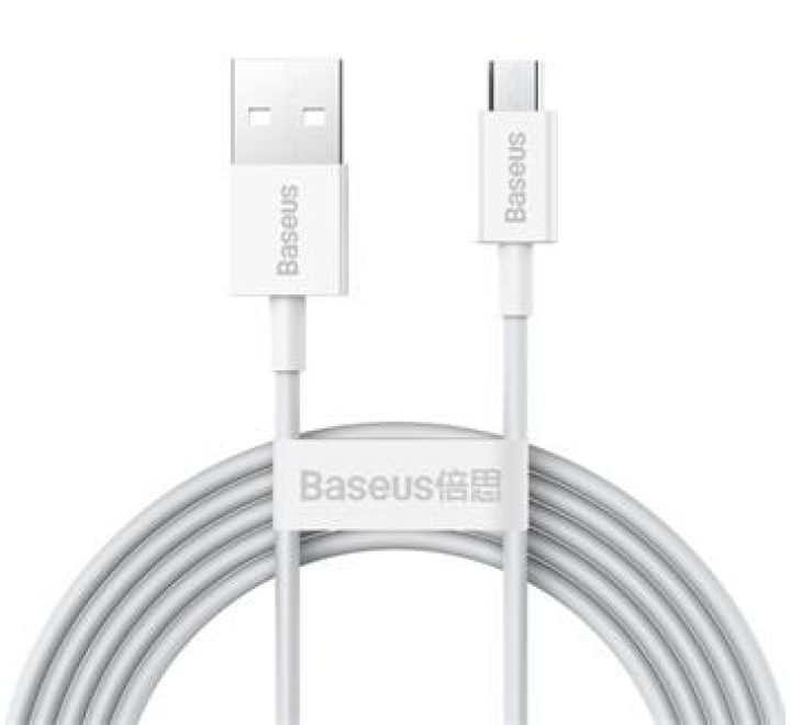 Baseus CAMYS-A02 Superior Fast Charging Datový Kabel MicroUSB 2A 2m White