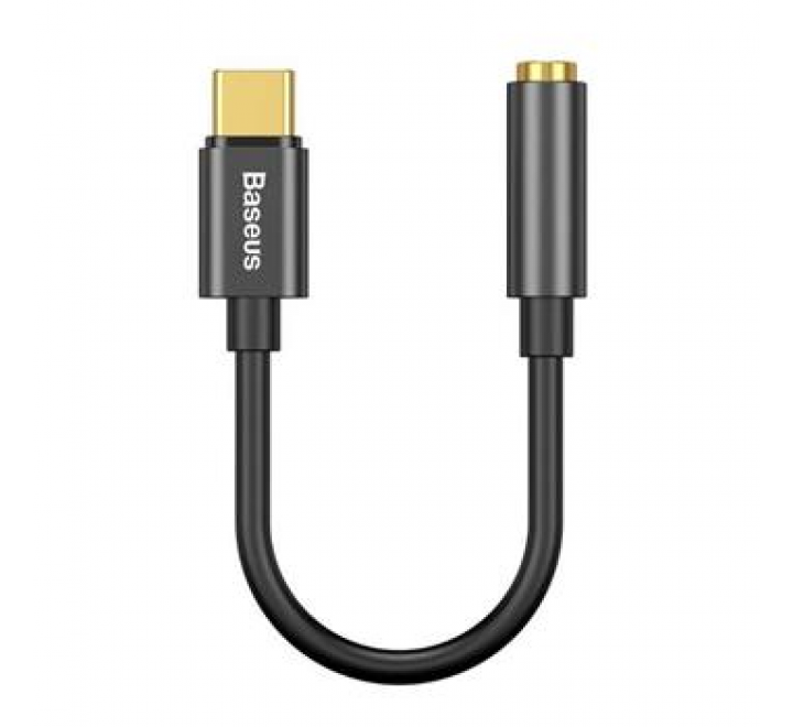 Baseus CATL54-01 Kabelová Redukce z USB-C na 3,5mm Audio Jack L54 (female) Black