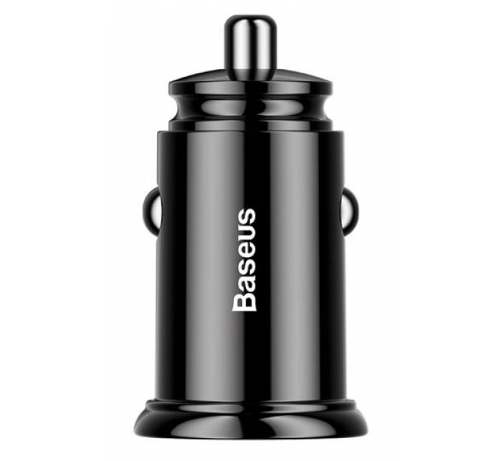 Baseus CCALL-YD01 Circular Nabíječka do Auta 2xUSB QC3.0 30W Black