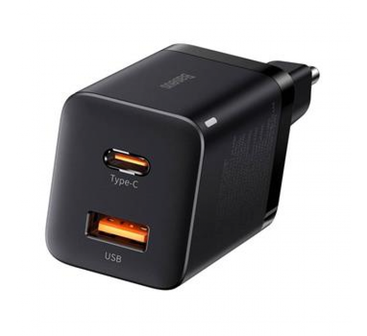 Baseus CCSUPP-E01 Super Si Quick Nabíječka USB + USB-C 30W Black