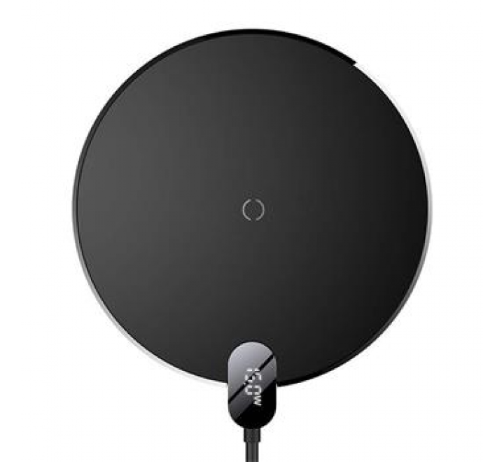 Baseus Digital LED Displej Gen 2 Bezdrátová Nabíječka 15W Black