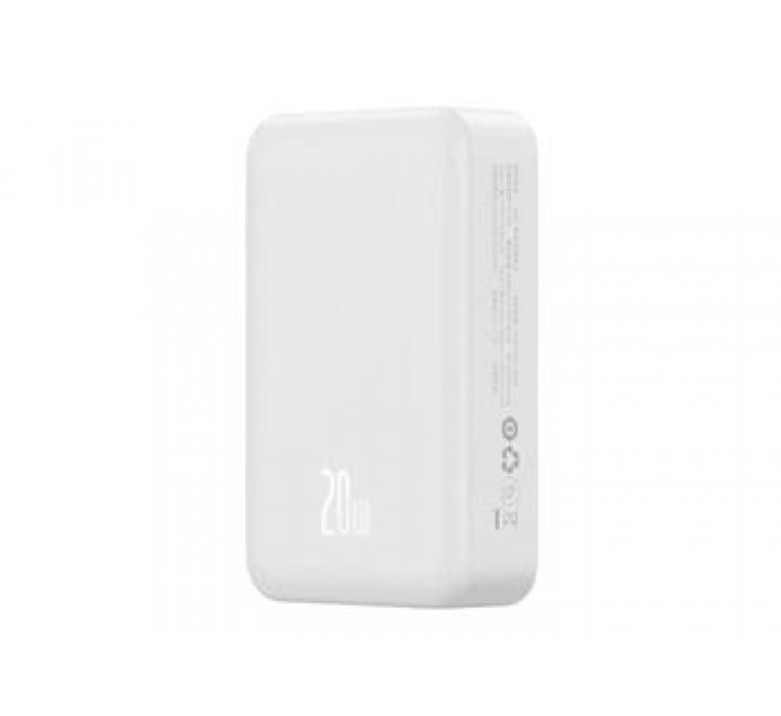 Baseus Magnetická Powerbanka 20000mAh 20W White