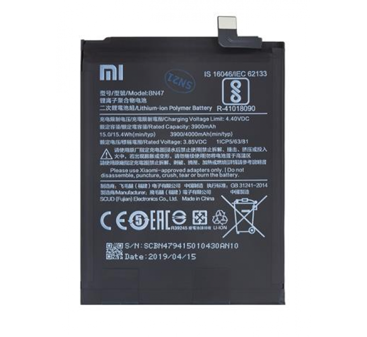 BN47 Xiaomi Original Baterie 3900mAh (Service Pack)