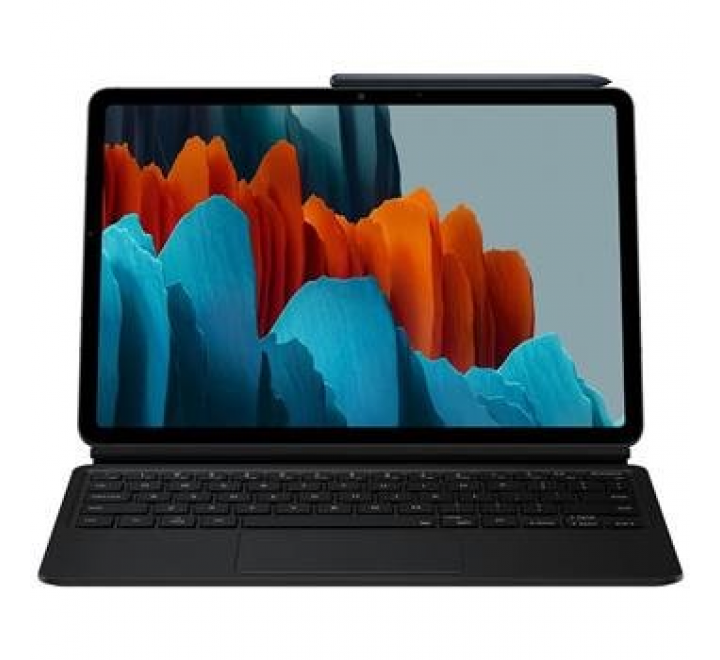 EF-DT870BBE Samsung Book French Keyboard Pouzdro pro Galaxy Tab S7/S8 Black
