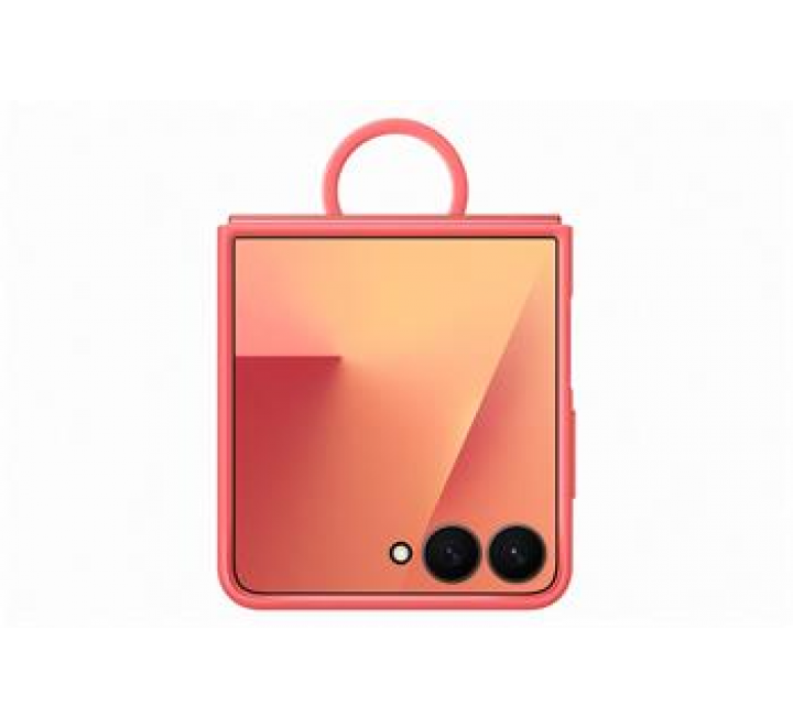 EF-PF766TRE Samsung Silikonový Kryt s Kroužkem pro Galaxy Z Flip 7 Red