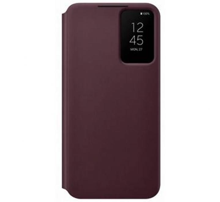 EF-ZS906CEE Samsung Clear View Pouzdro pro Galaxy S22+ Burgundy