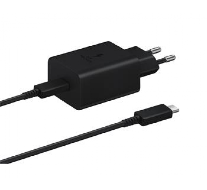 EP-T4510XBE Samsung 45W Cestovní nabíječka + USB-C Datový Kabel Black